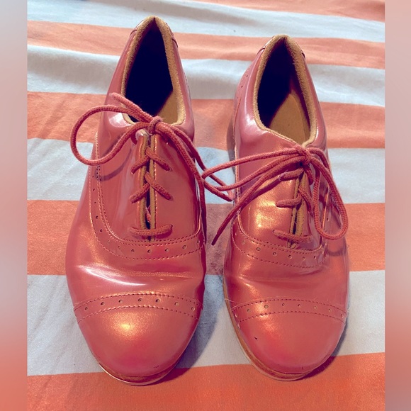 Bloch Shoes - Bloch Limited Edition Pink Metallic Patent Jason Samuel Smith Tap Shoes, Size 5